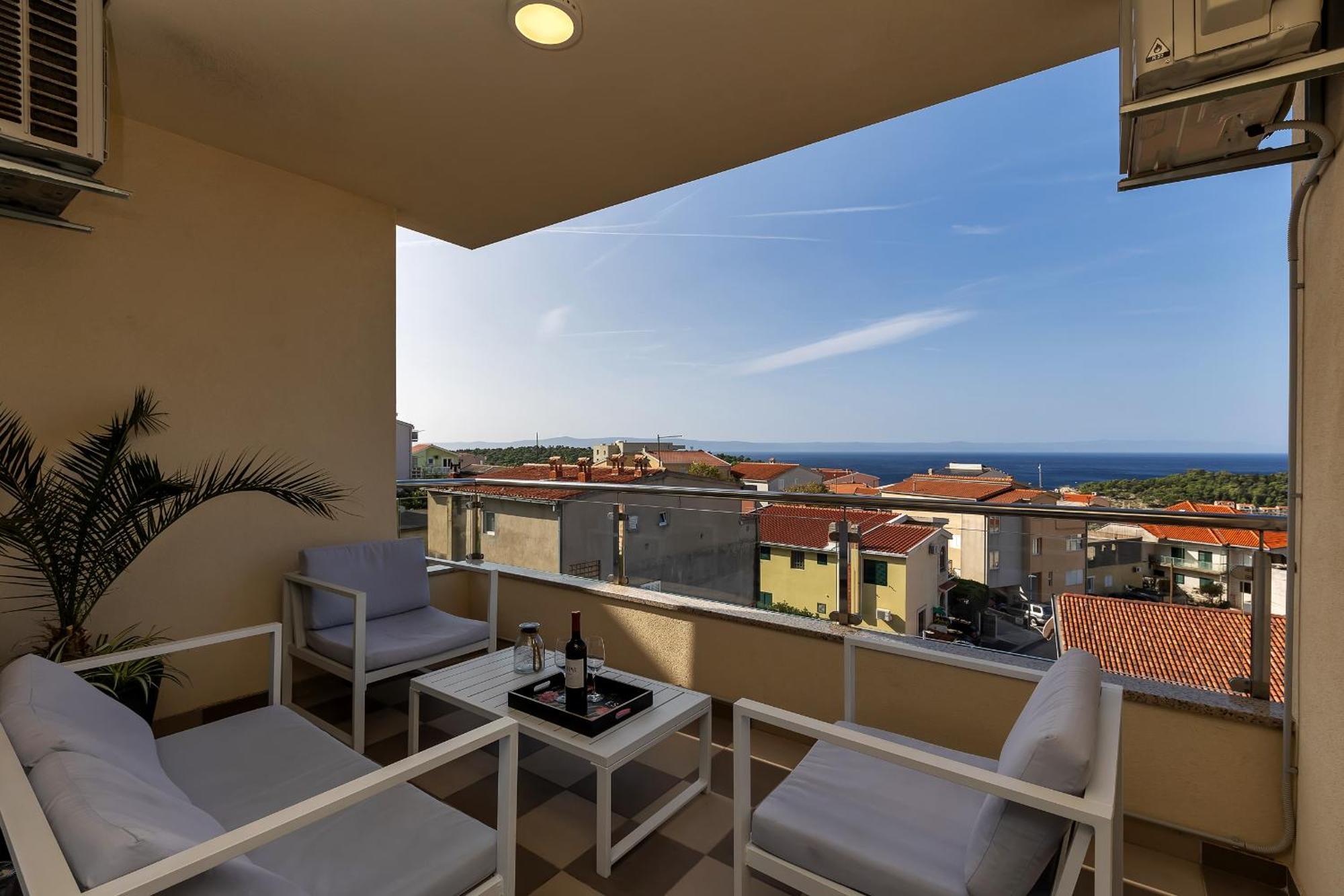Sea View Apartments Dammi With Free Parking Makarska Exterior foto